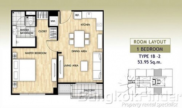 1 Bedrooms, コンドミニアム, 賃貸物件, Siri 8, 1 Bathrooms, Listing ID 2589, Khet Khlong Toei, Bangkok, Thailand, 10110,